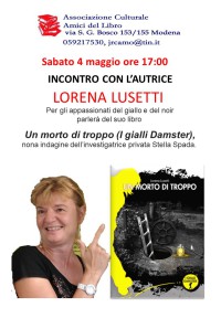 4 maggio 2024 - Lorena Lusetti a Gli Amici del Libro (MO)